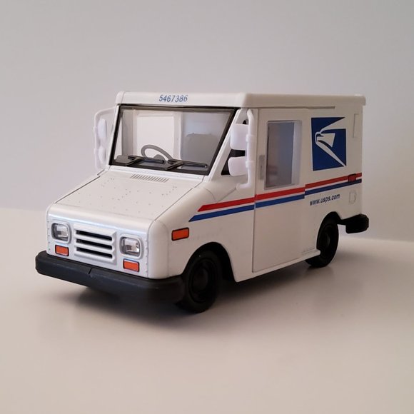 Artisan Other - 🆕 U.S.P.S. MAIL TRUCK replica - Classic "Pull Back" TOY